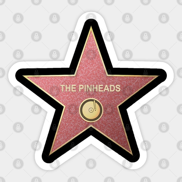 The Pinheads Hollywood Star! Sticker by RetroZest